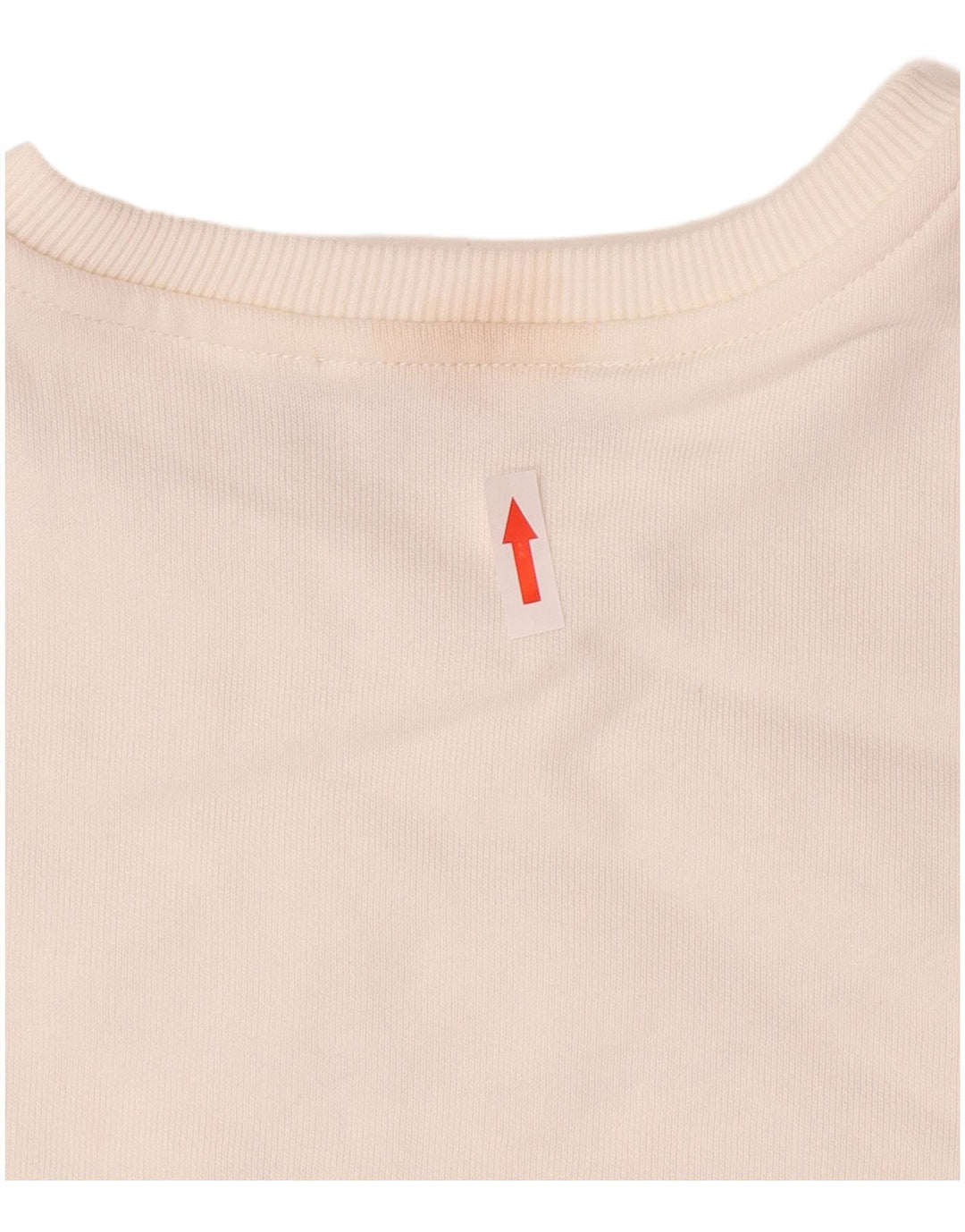 ALVIERO MARTINI Sudadera gráfica para mujer Jumper UK 14 Algodón blanco mediano