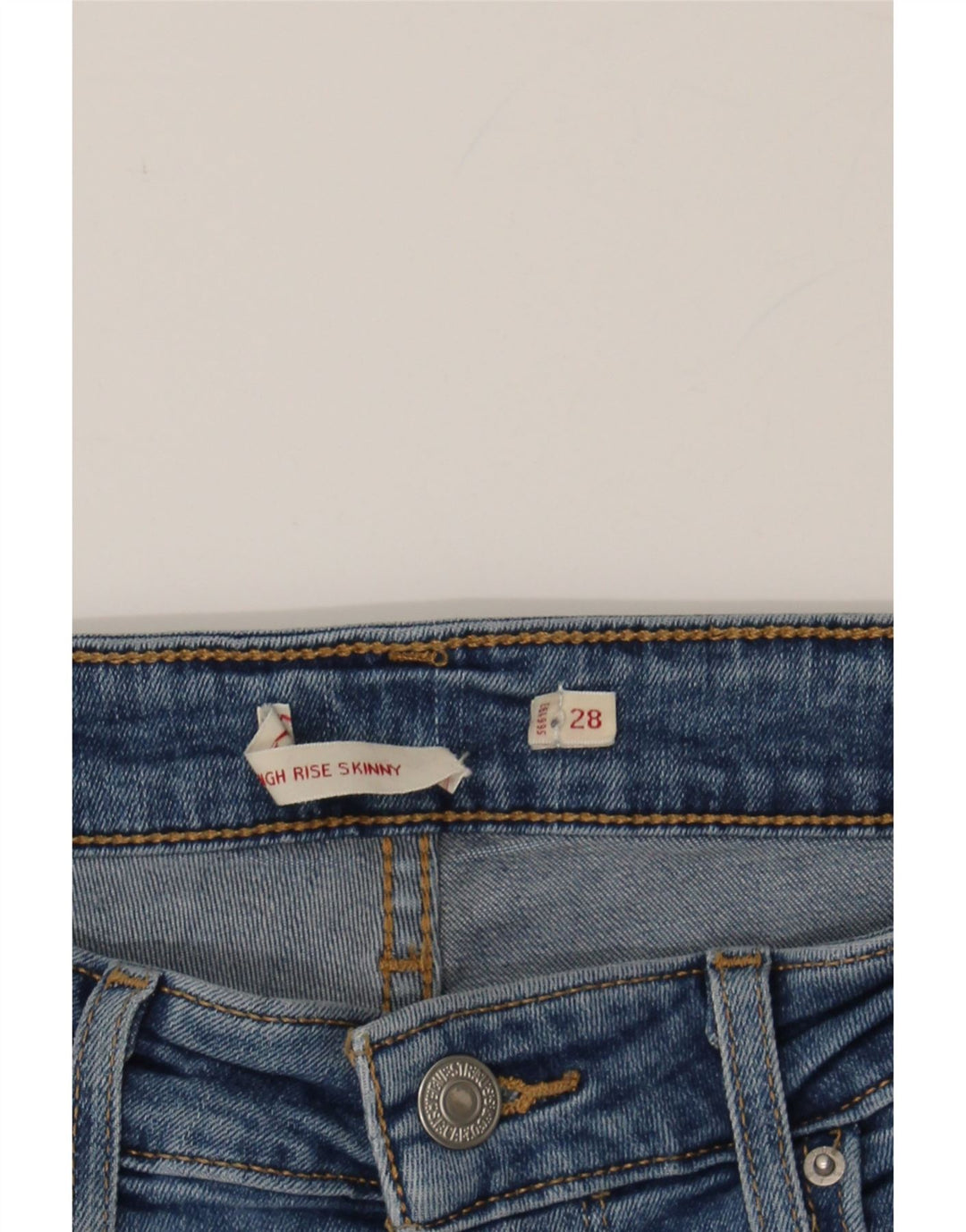 LEVI'S Womens High Rise Skinny Jeans W28 L29 Blue Vintage Levi's and Second-Hand Levi's from Messina Hembry 