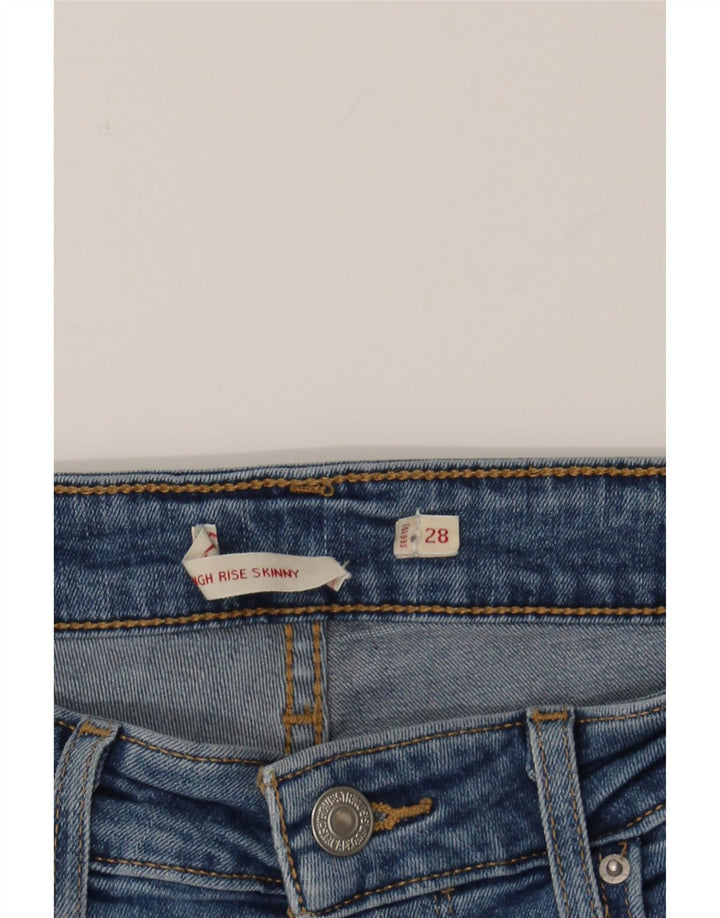 LEVI'S Womens High Rise Skinny Jeans W28 L29 Blue Vintage Levi's and Second-Hand Levi's from Messina Hembry 
