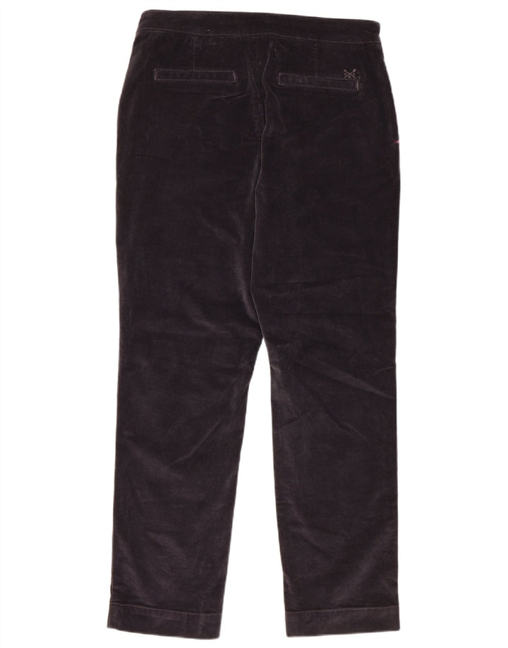 CREW CLOTHING Pantalones de pana para mujer UK 12 Medium W30 L28 Azul marino