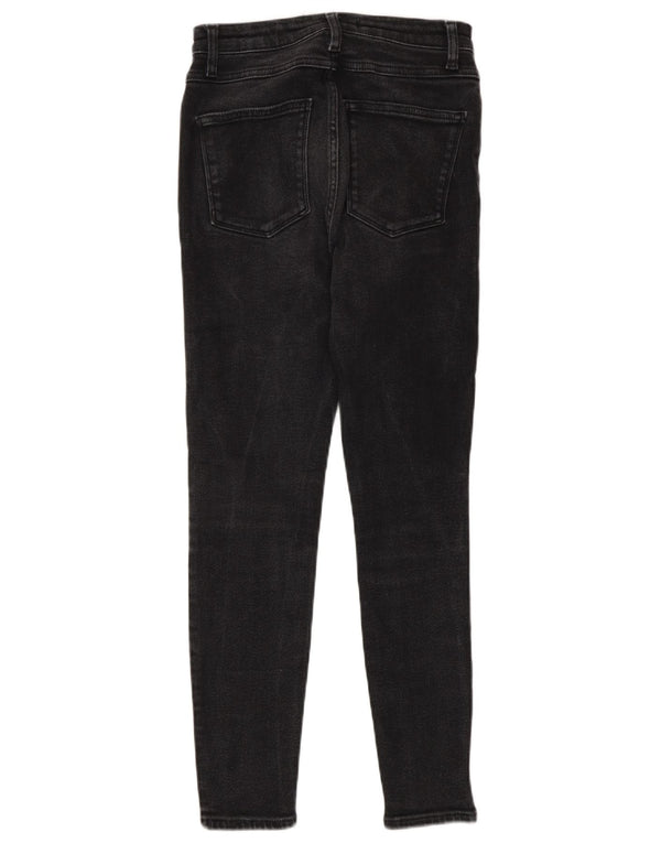 Zara Vaqueros pitillo de talle alto para mujer EU 36 XS W26 L26 Gris