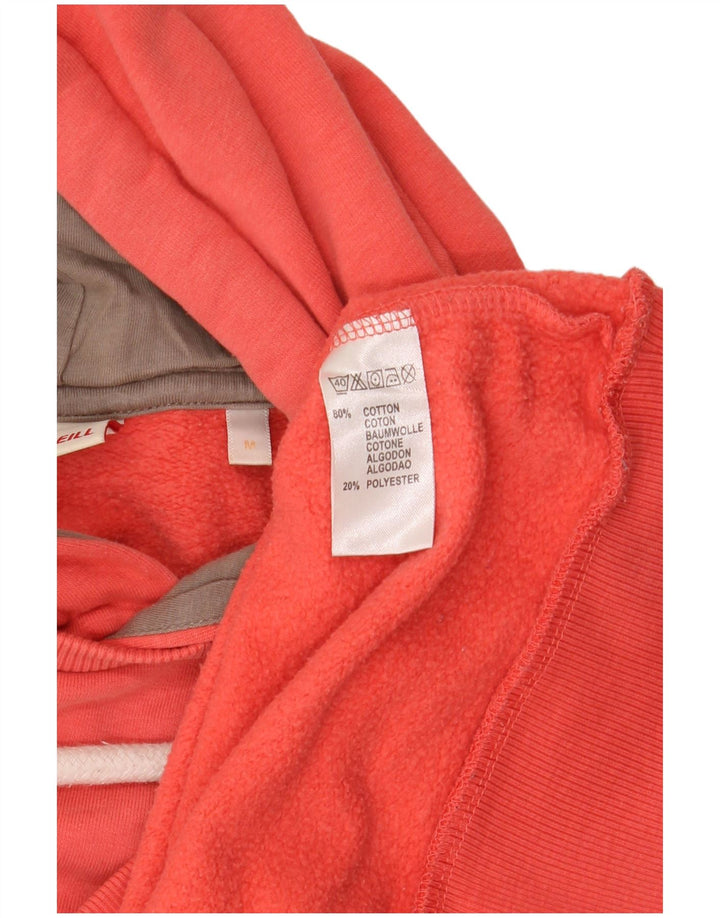 O'NEILL Jersey con capucha gráfico para mujer Reino Unido 40 Algodón naranja mediano