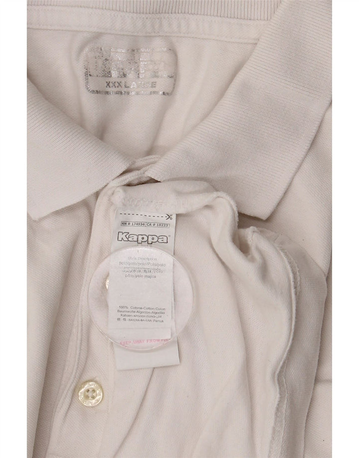 KAPPA Polo Hombre 3XL Algodón Blanco