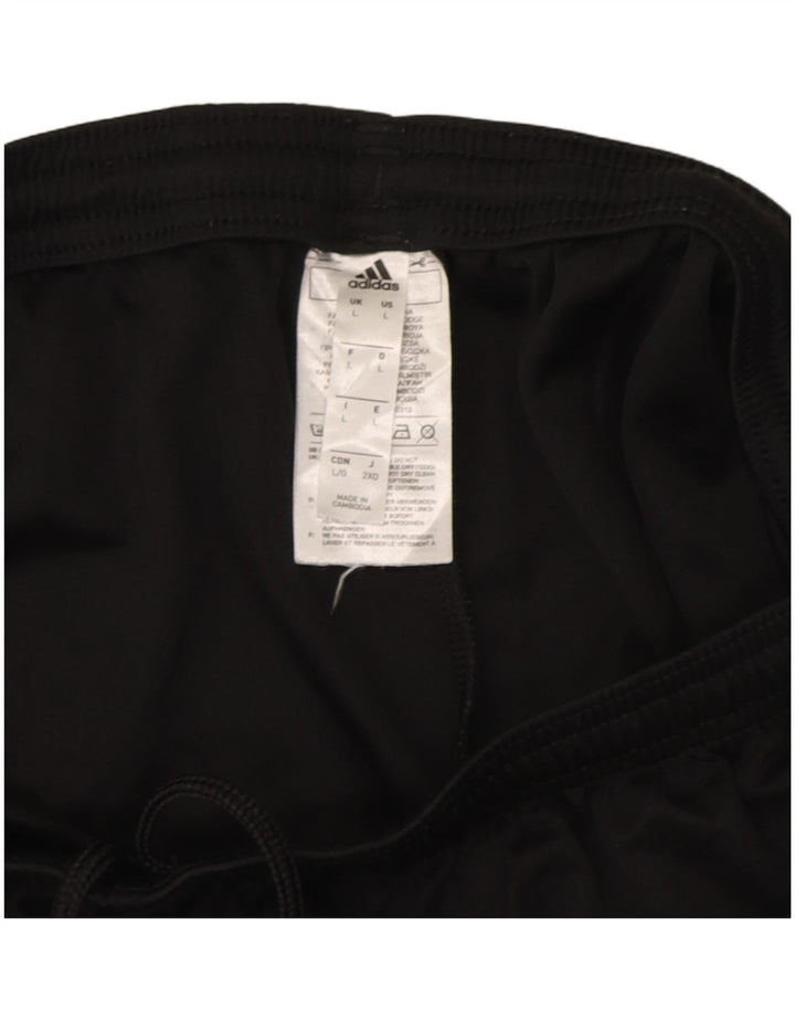 Adidas - Pantalones cortos deportivos Aeroready para hombre, tamaño grande, poliéster negro