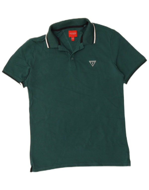 Guess Polo Hombre Small Verde Algodón