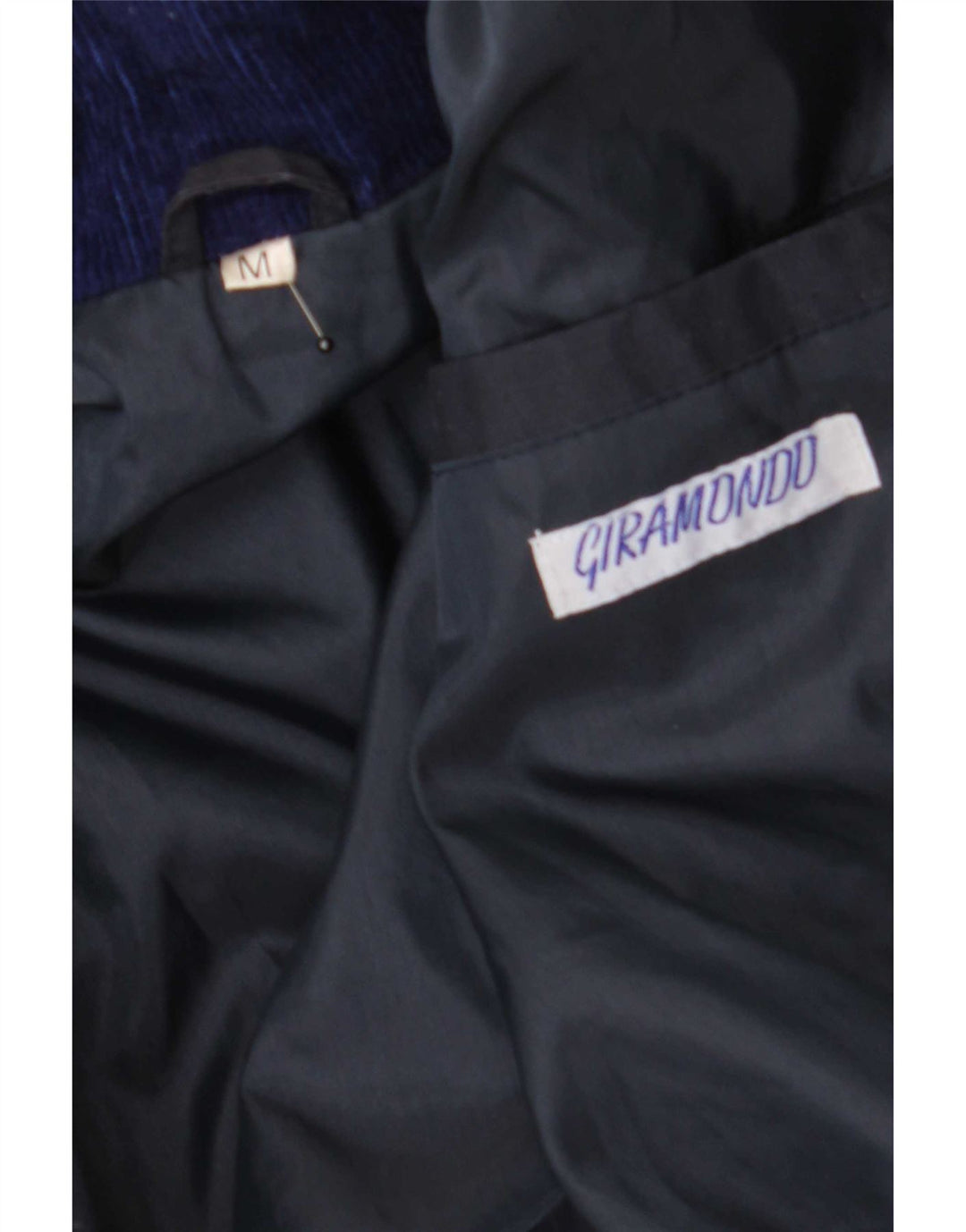 Giramondo Abrigo holgado para hombre UK 38 Medio Azul marino Poliéster