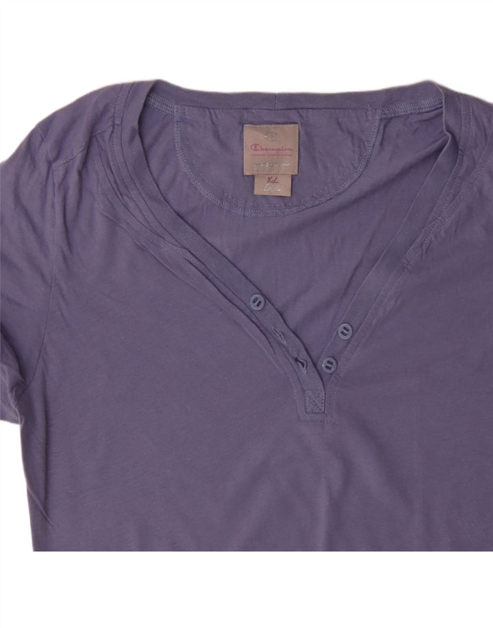CHAMPION Camiseta para mujer Top UK 18 XL Algodón morado