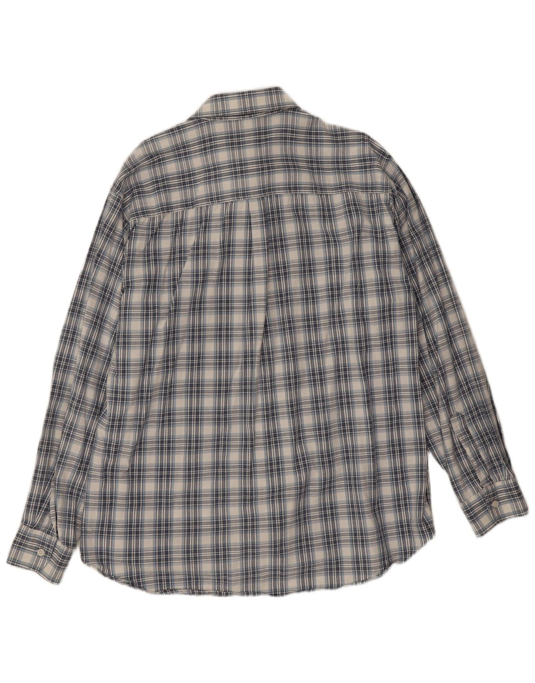 Camisa Carrera Hombre Talla 43/44 XL Azul Cuadros