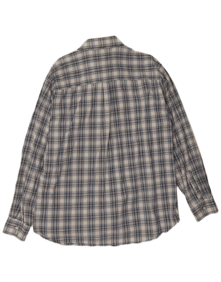 Camisa Carrera Hombre Talla 43/44 XL Azul Cuadros