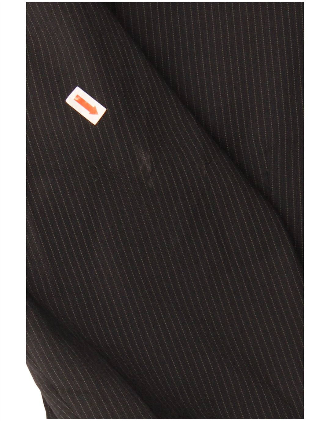 Zara Chaqueta Blazer De 2 Botones Para Hombre EU 50 Mediana Lana A Rayas Negra