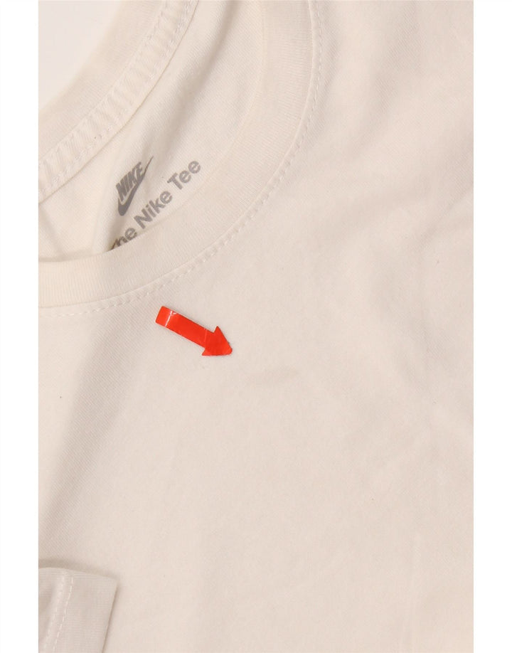 Camiseta Nike Hombre Top Medium Blanco Algodón