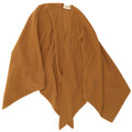 MIMMINA Cárdigan tipo capa para mujer, talla única, color beige