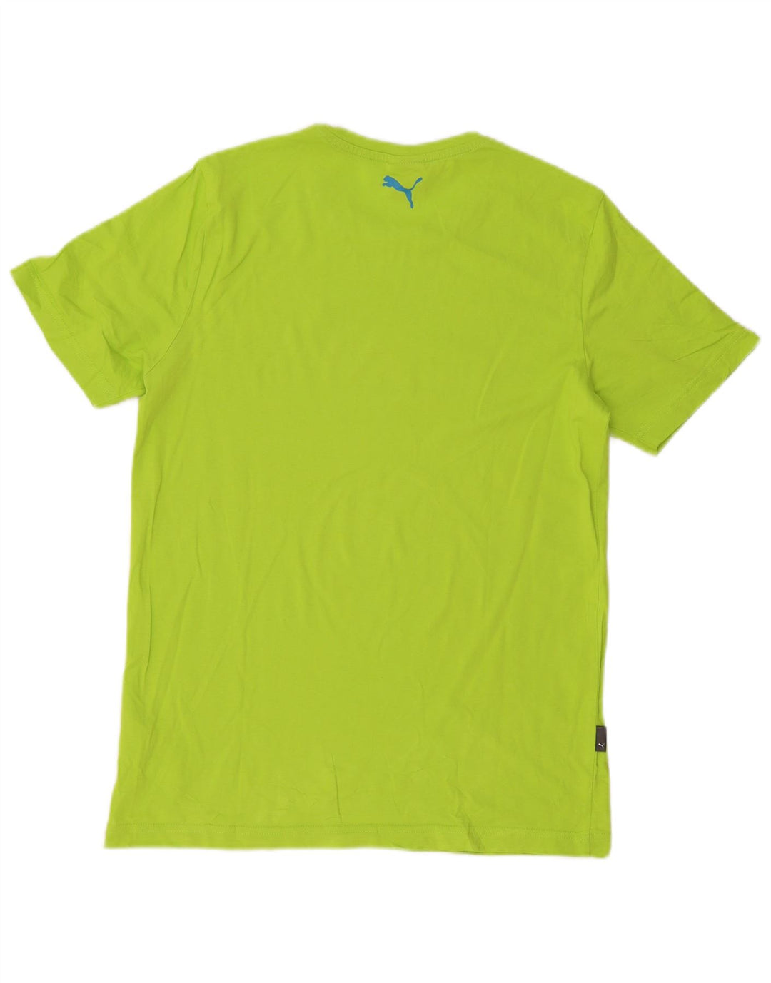 Camiseta Puma Hombre Graphic Top Algodón Verde Medio