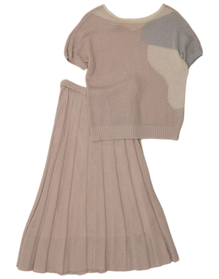 GOLLEHAUG Conjunto de falda de 2 piezas para mujer EU 40 Medium W28 Bloque de color morado