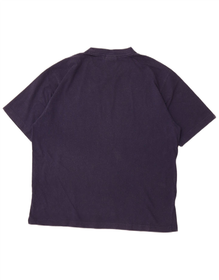 LACOSTE Camiseta para hombre Talla superior 5 Grande Azul marino Algodón