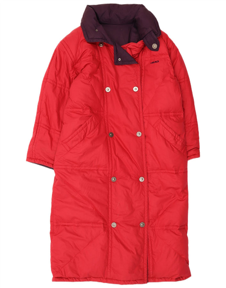 HEAD Abrigo acolchado reversible extragrande para mujer IT 48 XL Algodón rojo