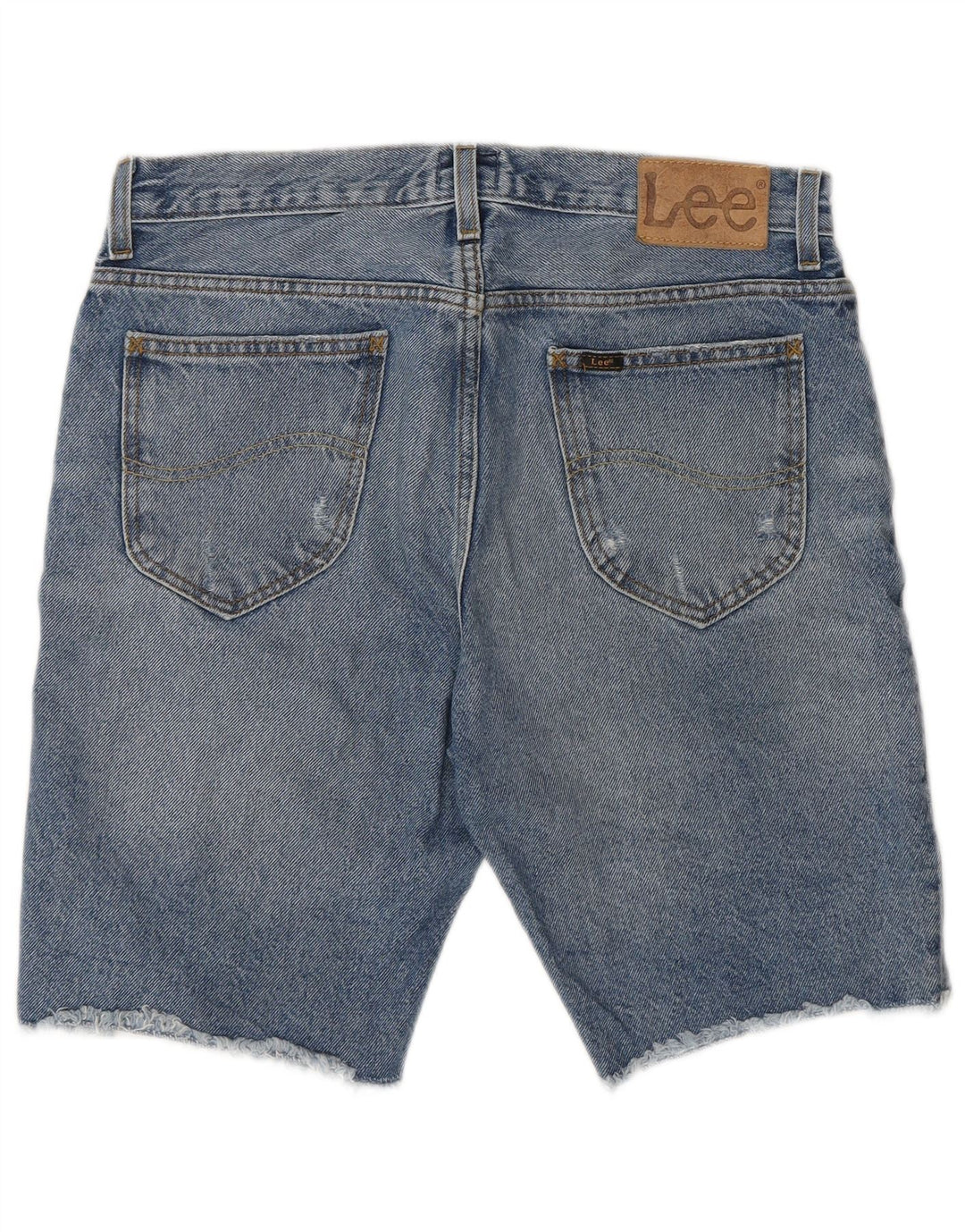 Pantalones cortos vaqueros Lee para hombre W30 de algodón azul medio