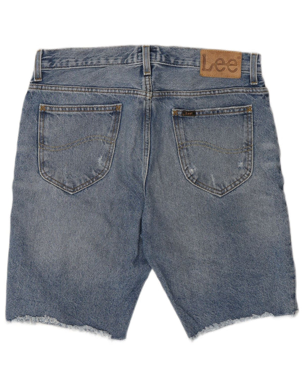 Pantalones cortos vaqueros Lee para hombre W30 de algodón azul medio
