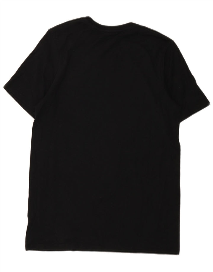 Nike Camiseta gráfica de corte atlético para hombre, talla pequeña, color negro