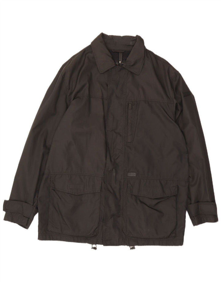 Paul & Shark Chaqueta utilitaria para hombre UK 40 Large Nylon negro