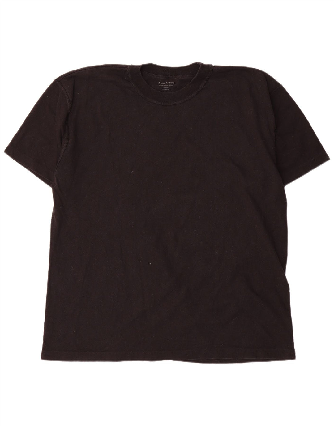 Camiseta All Saints Hombre Top XL Algodón Negro