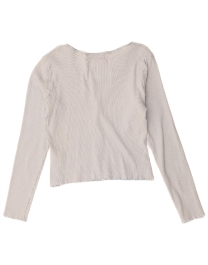 Hobbs - Cárdigan corto para mujer, Reino Unido 14, algodón azul medio