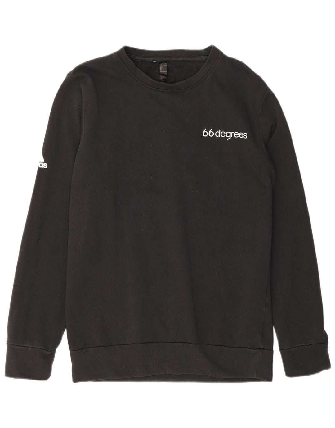 Adidas Hombre Sudadera Gráfica Jersey Pequeño Algodón Negro