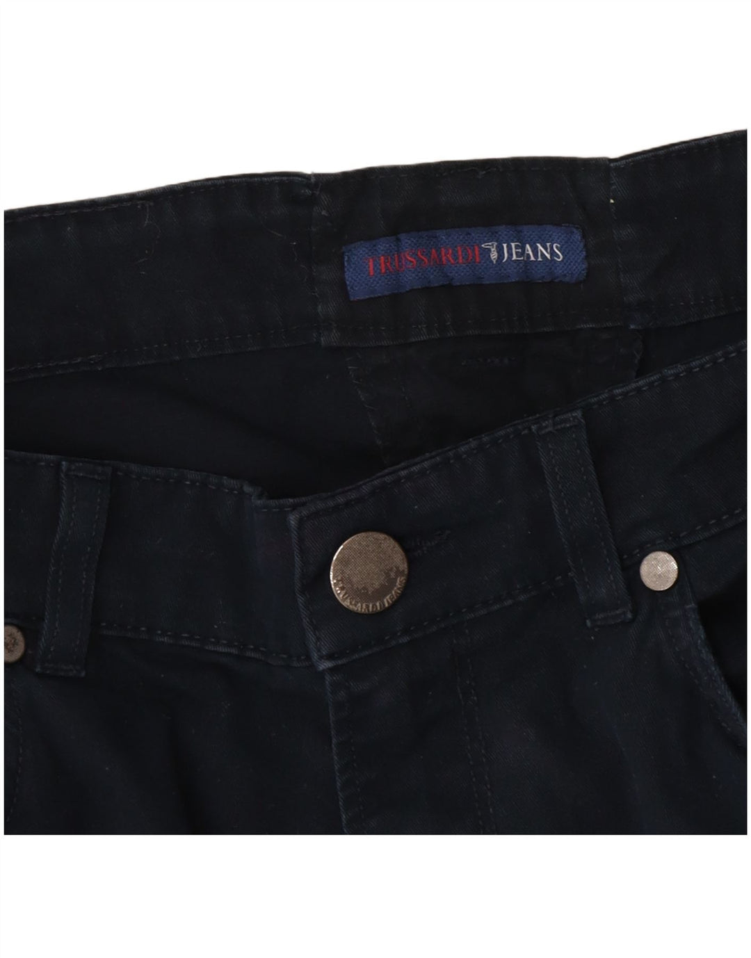 Pantalones Hombre Trussardi Rectos Casual W34 L31 Azul Marino
