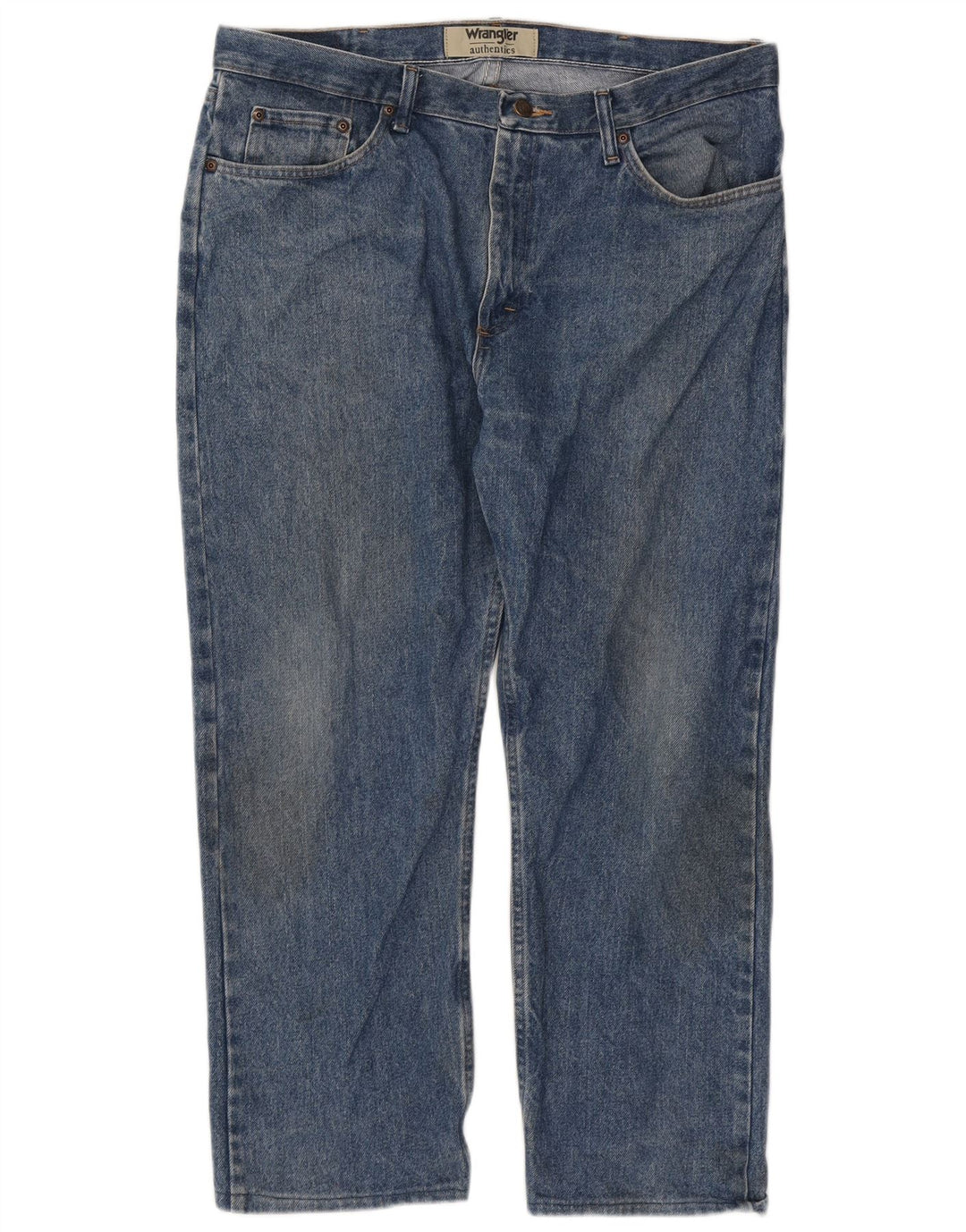 Wrangler Vaqueros rectos para hombre W38 L26 Algodón azul