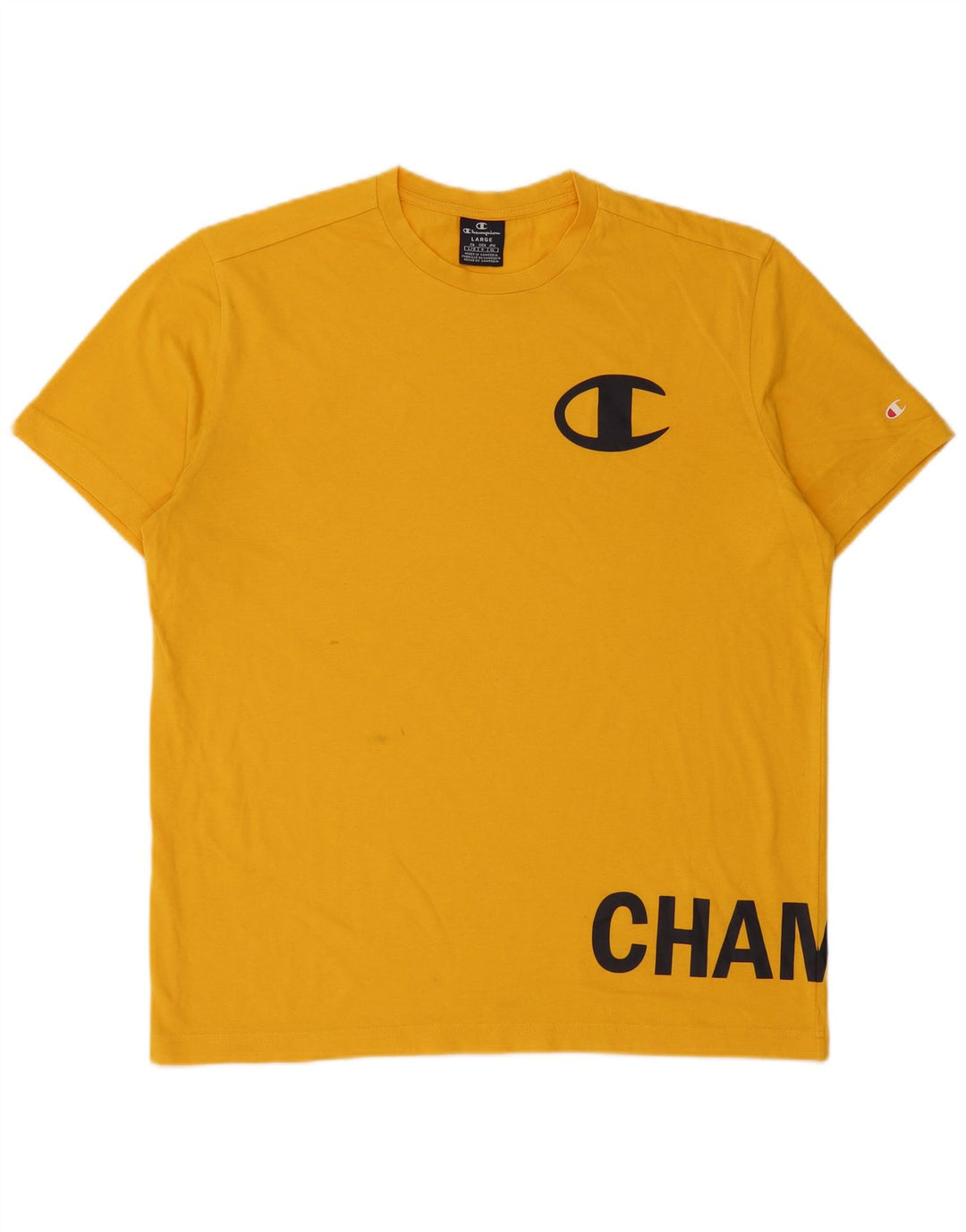 Champion Camiseta Gráfica Para Hombre Top Grande Amarillo