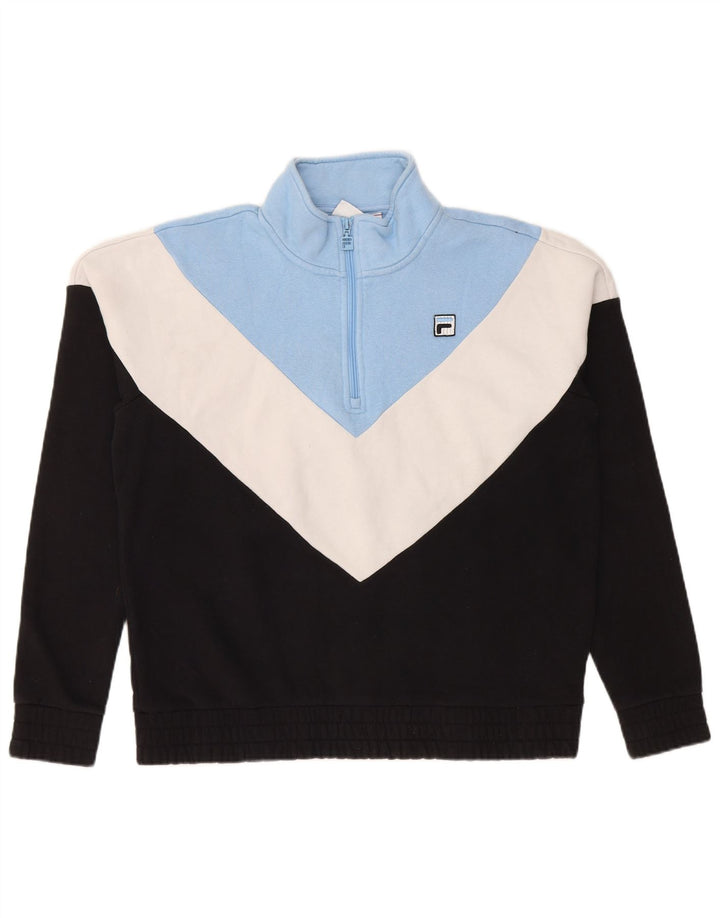 Fila Sudadera Jumper para Mujer UK 46 Grande Multicolor Colorblock