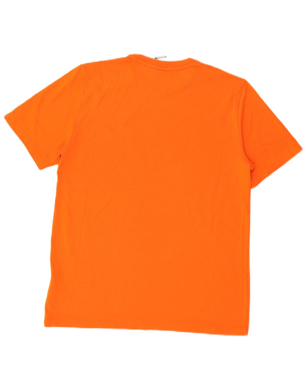 Nike Dri Fit Graphic Camiseta para hombre, talla grande, algodón naranja