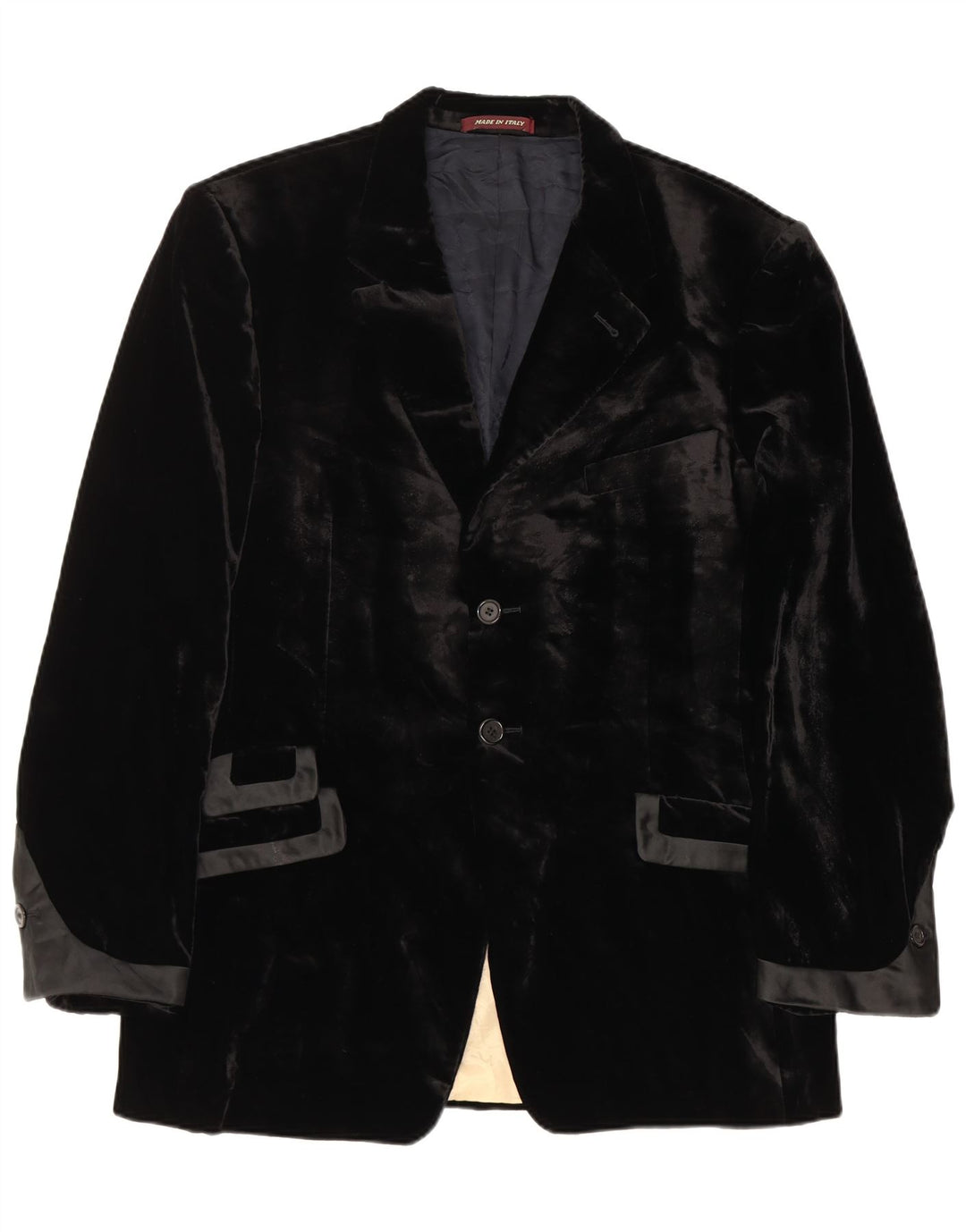 Paul Smith Chaqueta Blazer de Terciopelo con 2 Botones para Hombre UK 44 2XL Viscosa Negra