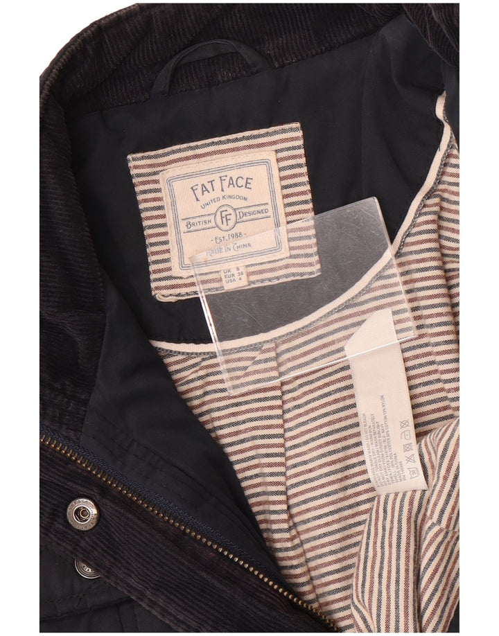 Chaqueta acolchada para mujer Fat Face UK 8 Small Poliéster azul marino