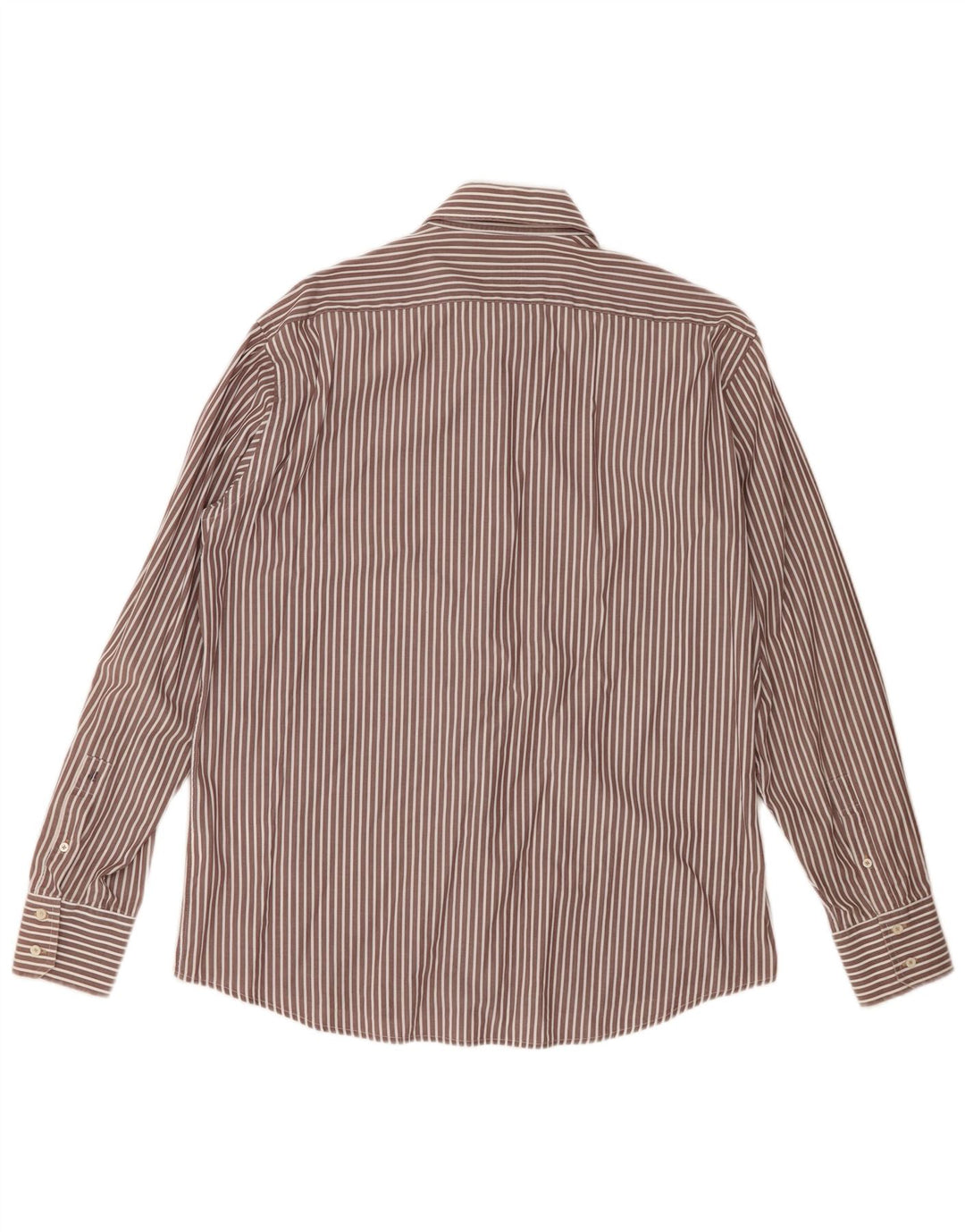 Camisa Joop Hombre Talla 41 Algodón Rayas Marrón Grande