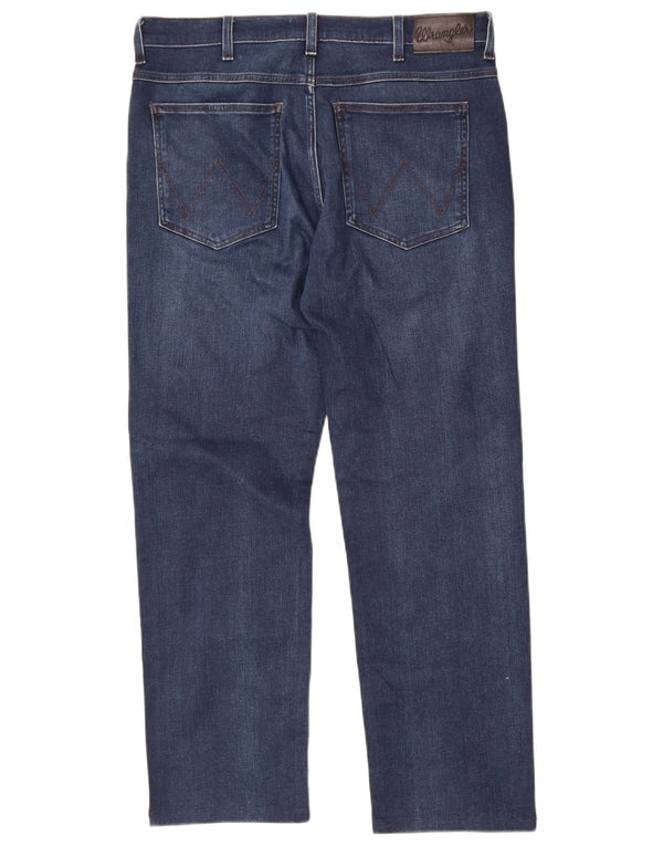 Wrangler Vaqueros rectos Arizona para hombre W36 L34 Algodón azul marino