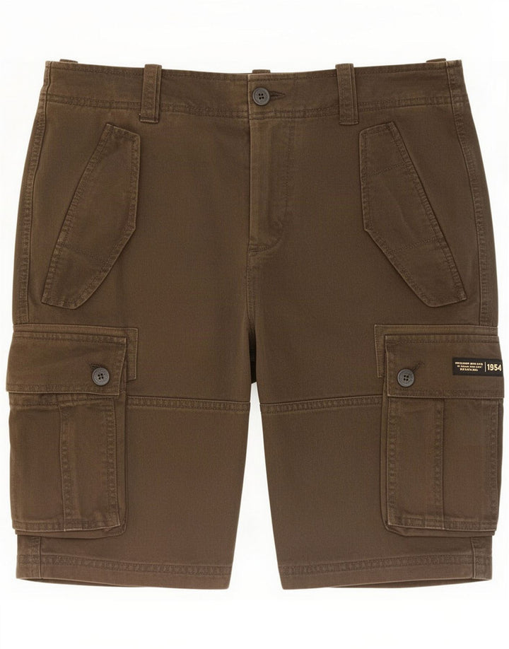 Superdry Shorts cargo regulares para hombre Medium W32 Algodón marrón