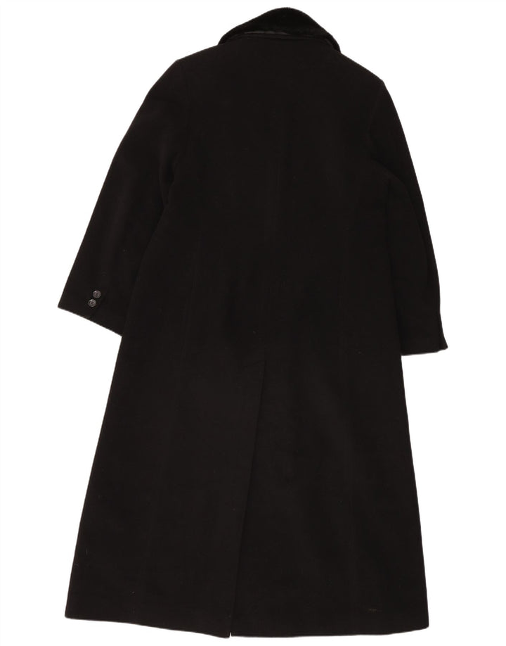 St. Bernard Abrigo cruzado para mujer UK 44 Lana negra grande