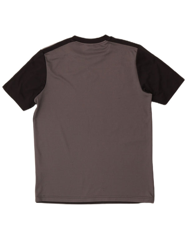 Adidas Hombre Camiseta Top Medium Negro Colorblock