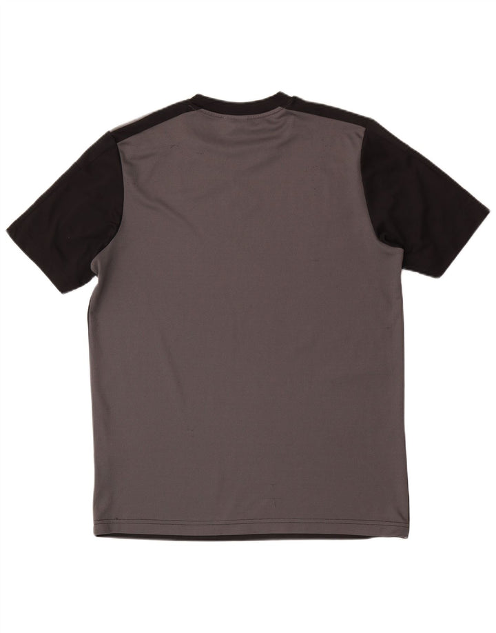 Adidas Hombre Camiseta Top Medium Negro Colorblock