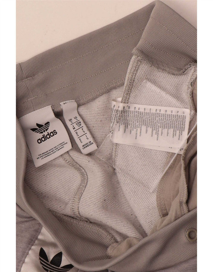 Adidas - Pantalones cortos deportivos con gráficos para hombre, poliéster, color gris pequeño