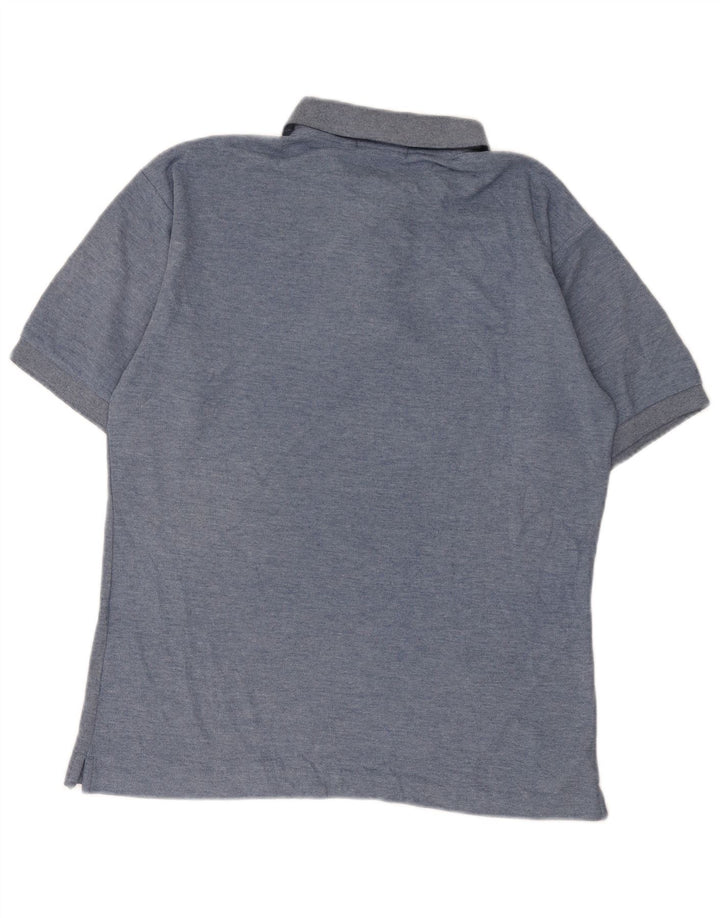 Fila Polo para hombre IT 46 Algodón moteado azul pequeño