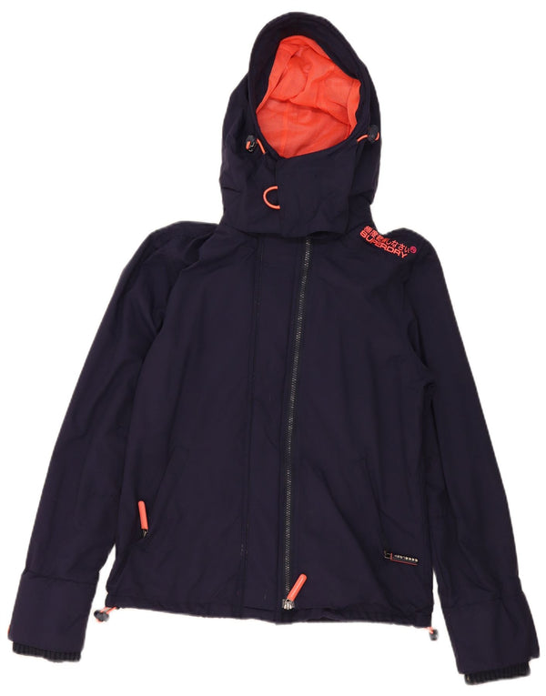Superdry Chaqueta Cortavientos Windcheater para Mujer UK 44 Azul Marino Mediano