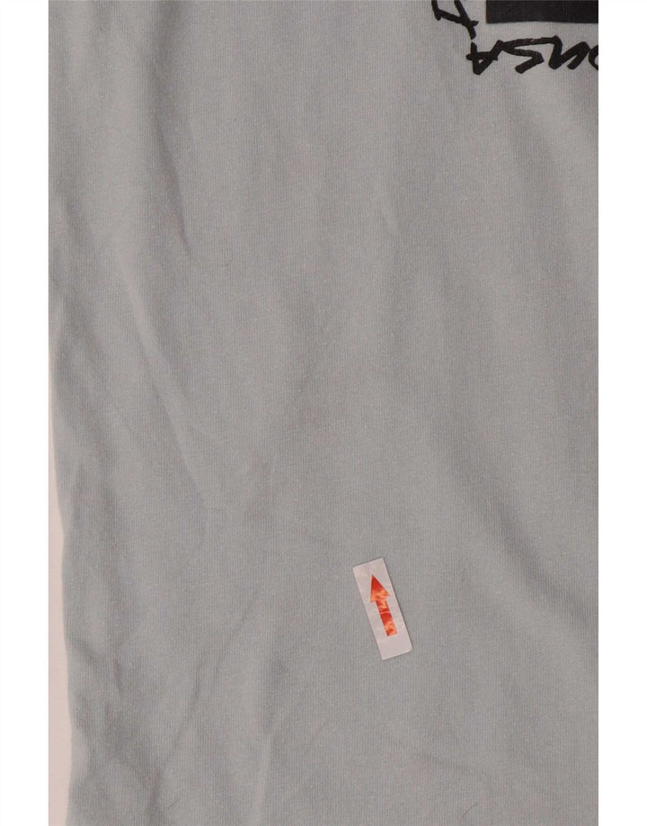 DC Boys Graphic T-shirt Top 13-14 años Grande Gris Algodón