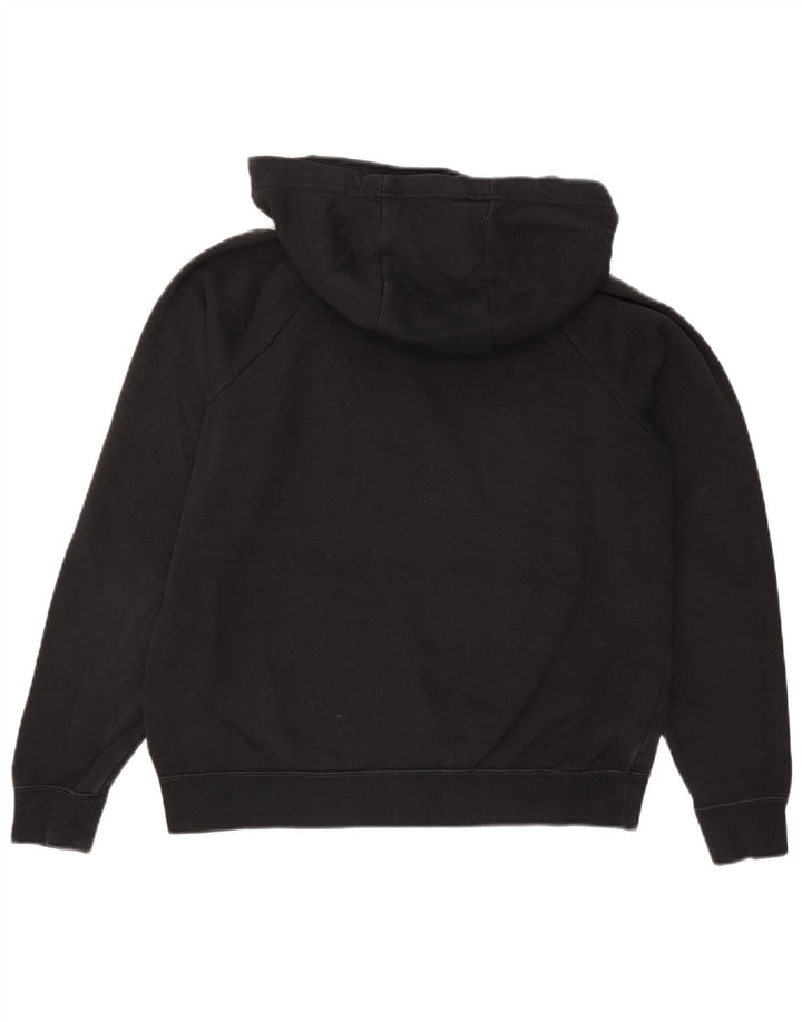 Nike - Jersey con capucha extragrande para mujer, talla 40, algodón negro mediano