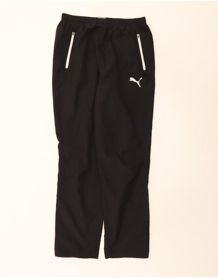 Puma Mujer Chándal Pantalones UK 44 Mediano Negro Poliéster Deportes