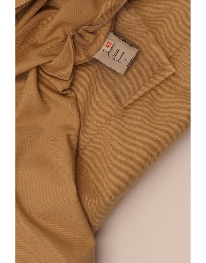 Abrigo reversible vintage para mujer IT 42 Beige medio