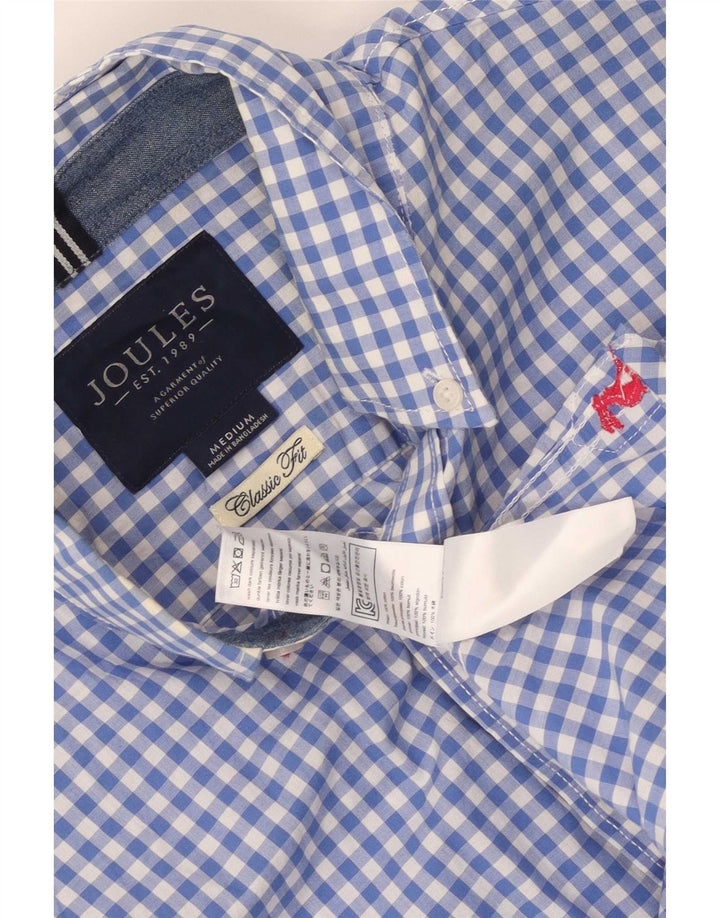 Camisa de corte clásico para hombre Joules de algodón a cuadros en azul medio