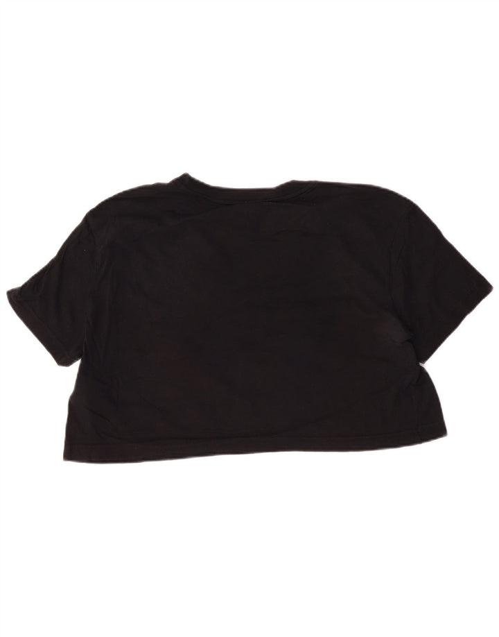 Nike Camiseta holgada con estampado gráfico para mujer UK 44 Mediano Negro Algodón