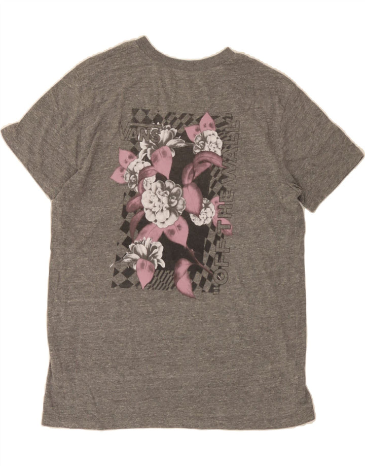VANS Mens Graphic T-Shirt Top Small Grey Polyester Vintage Vans and Second-Hand Vans from Messina Hembry 